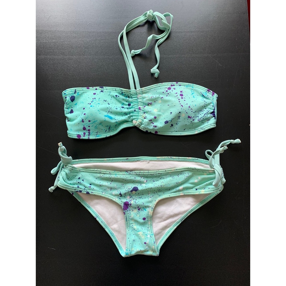 Nikita 🐬 Aqua & Purple Drip Bikini